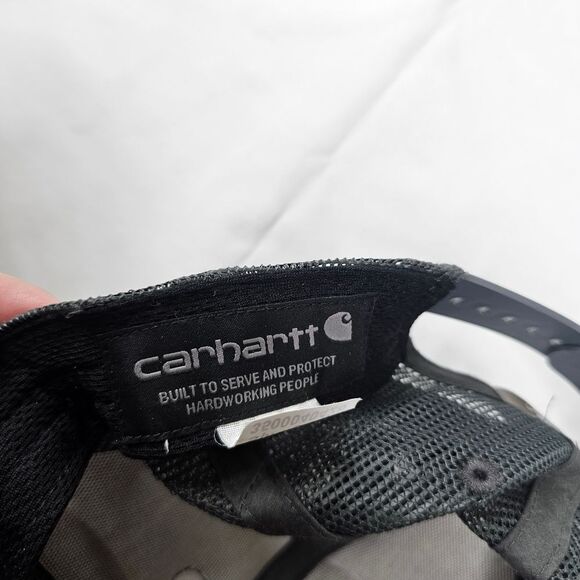 Carhartt Hat Cap Snap Back Mesh One Size Front Patch - Picture 4 of 7